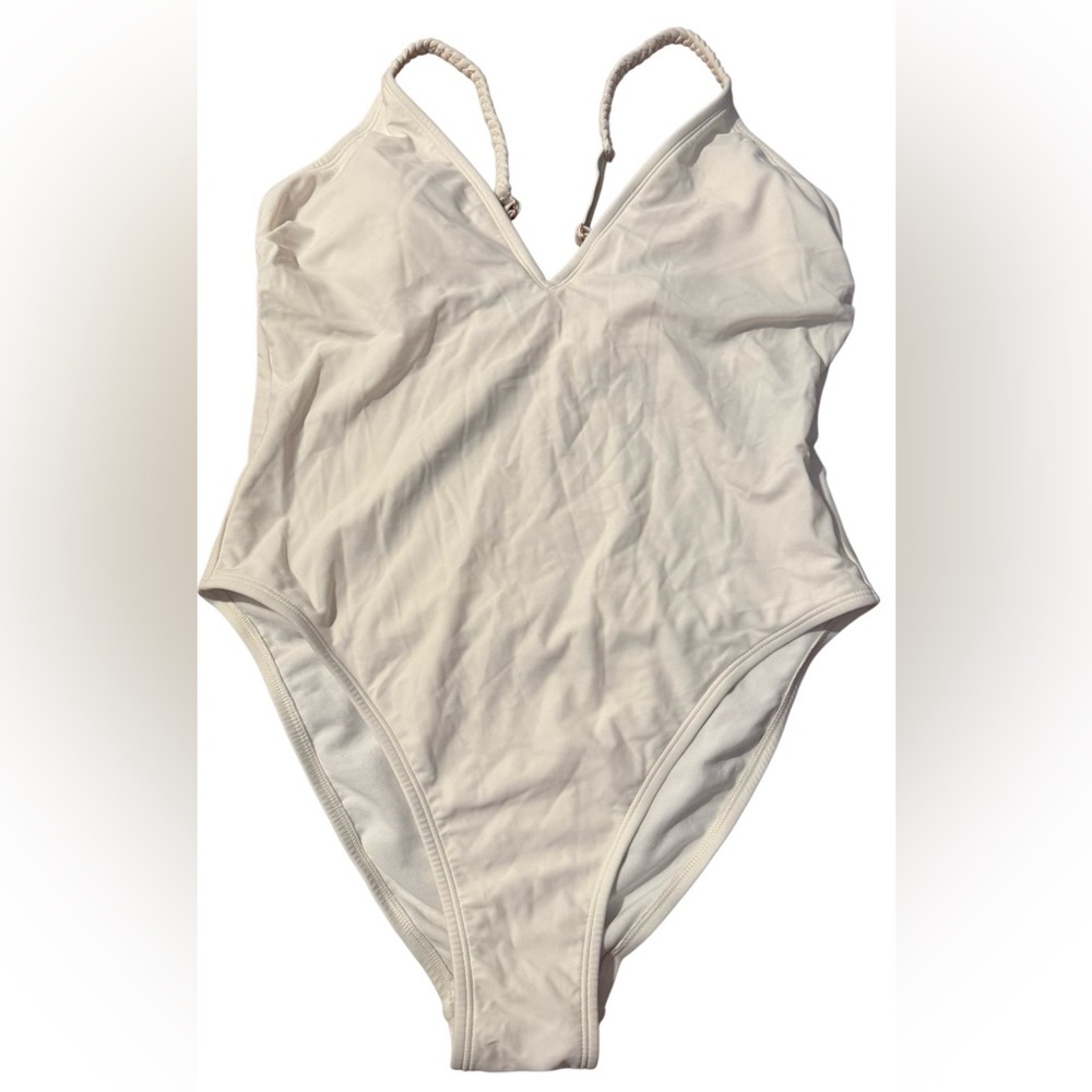 Share and shore Elegant Cream One-Piece Swimsuit